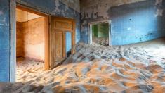 Diamantové město duchů Kolmanskop pohřbívá písek