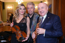 Leona Machálková, Jaroslav Svěcený, Felix Slováček